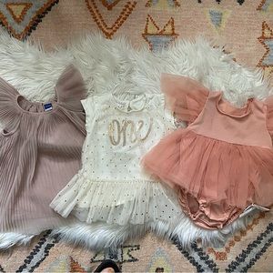 Bundle of 3 dresses for 12 Month
